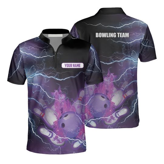 Discover Personalized Bowling Jersey Shirt Custom Bowling Shirt Team Funny Gift For Bowler Player