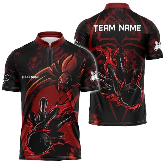 Discover Personalized Bowling Jersey Shirt Custom Bowling Shirt Team Funny Gift For Bowler Player