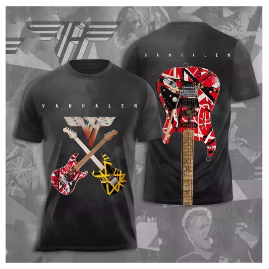 Discover van Vintage 3D Classic Retro Rock Fan Apparel