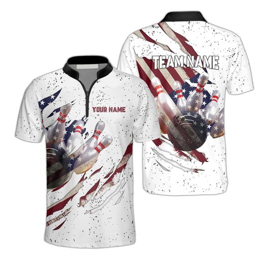 Discover Personalized Bowling Jersey Shirt Custom Bowling Shirt Team Funny Gift For Bowler
