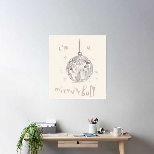 Discover Taylorr Swifts i'm a mirrorball - folklore Poster