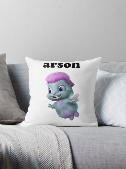 Discover bibble arson meme fairytopia Pillow