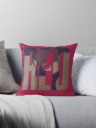 Discover Taylorr Swifts Red Pillow