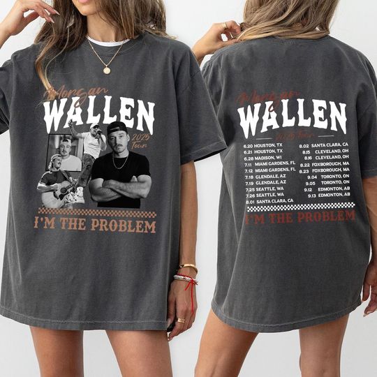 Discover Morgan I'm The Problem Tour 2025 T-Shirt, Wallen Concert 2025, Mor-gan Wallen Fan