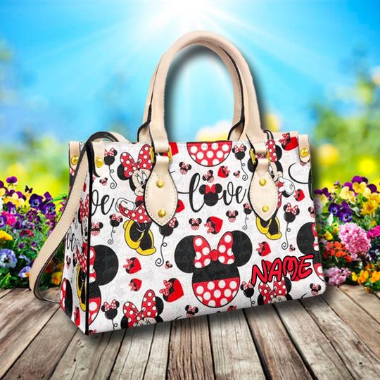 Discover Cute Mouse Icons Leather Bag, Mouse Ears Bag