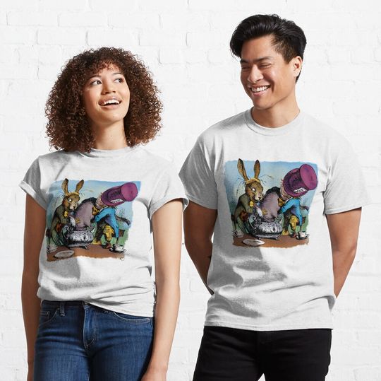 Discover Hatter, Hare, and Dormouse Classic T-Shirt