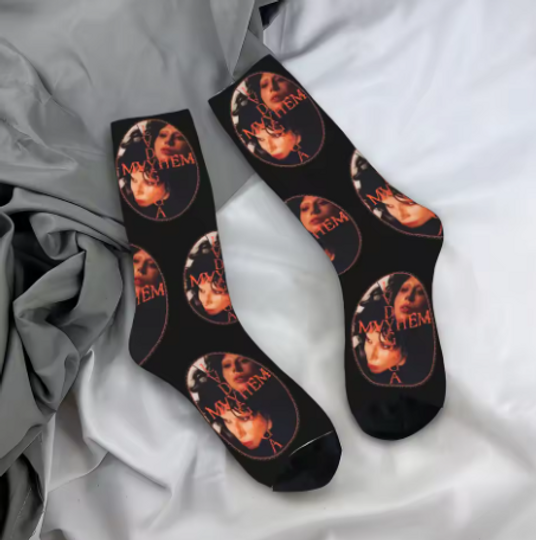 Discover Men Women Ld ga Mayhem 2025 Album Socks, Gift Idea