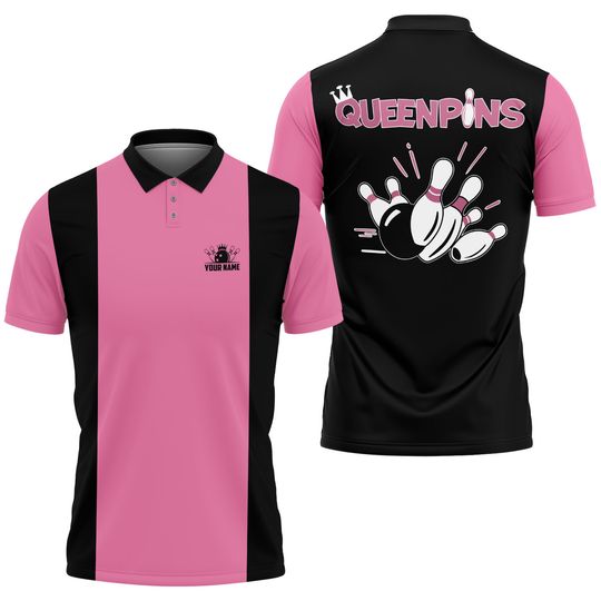 Discover Custom Queen Pins Bowling Shirts Polos BW0050