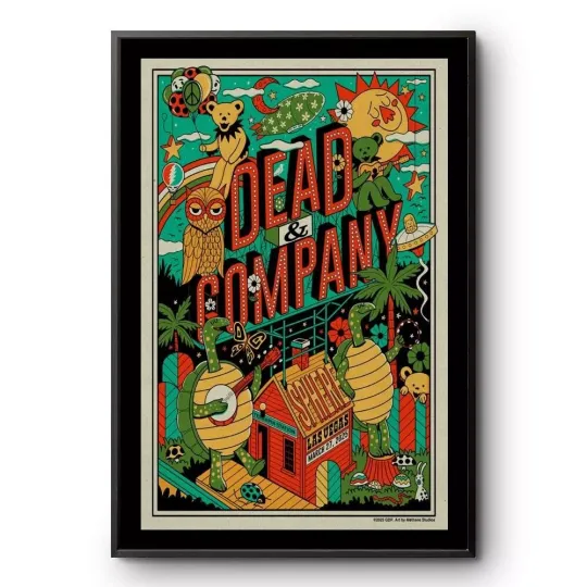 Discover 18x24 Dead & Company Mar 27 2025 Sphere Las Vegas NV Poster