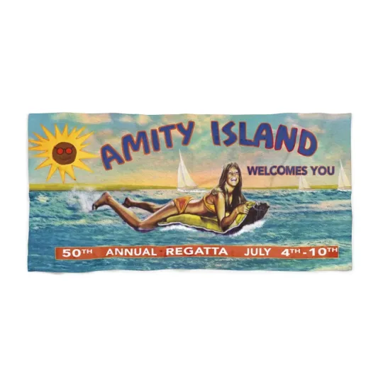 Discover Jaws Beach Towel
