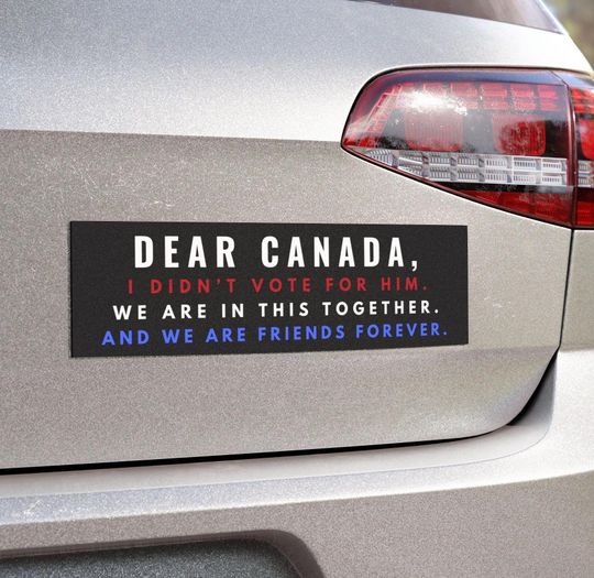 Discover Dear Canada Car Magnet