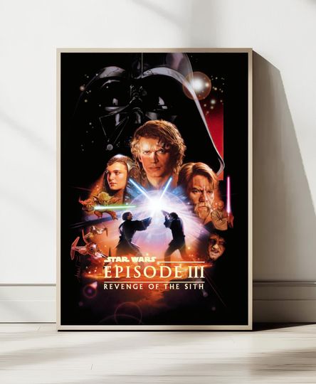 Discover Episode 3 Revenge of the Sith Movie Printable Poster