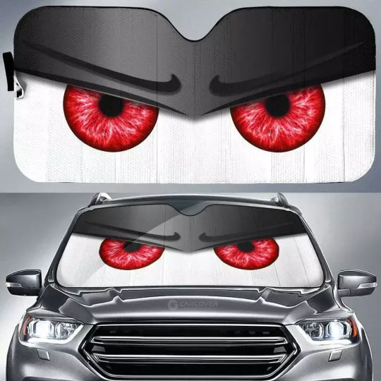Discover Black Unwelcome Car Eyes Sun Shade