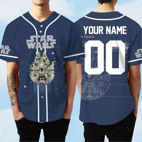 Discover Personalized Starr Warss Shirt, Starship Jersey Shirt, Galaxy's Edge Trip Shirt