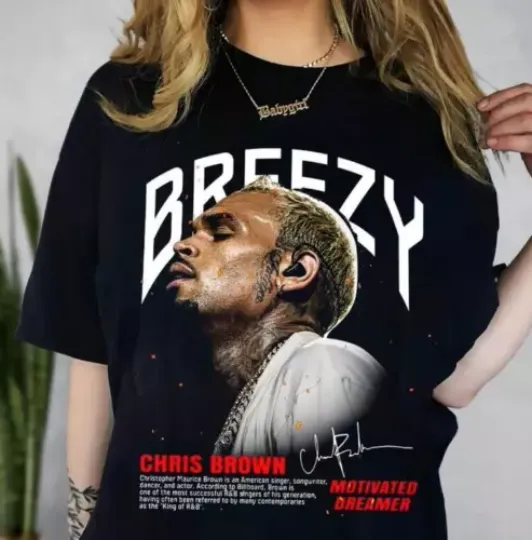 Discover Vintage Chris Brown T-Shirt, Chris Brown 11:11 Tour Shirt