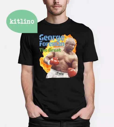 Discover Big George Foreman The Great Boxing Tribute T-Shirt