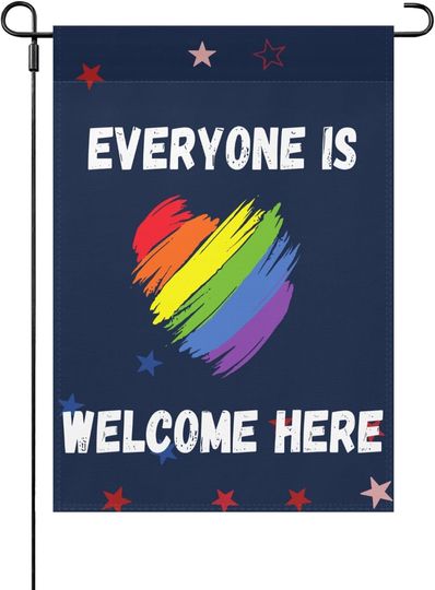 Discover Everyone Is Welcome Here Idaho Teacher House Flag