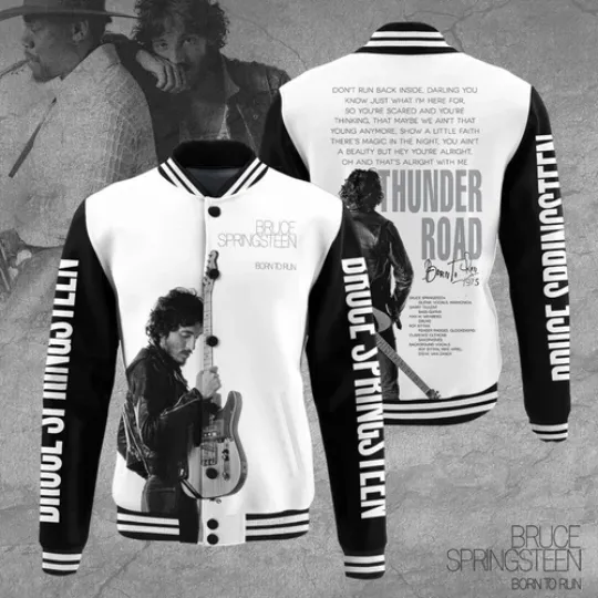 Discover Bruce Springsteen Music Baseball Jacket For Fan