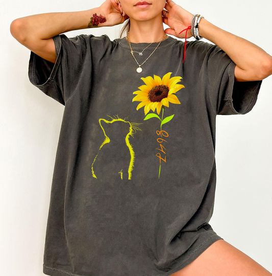 Discover 8647 Subtle Anti Trump Shirt, 86 47 Cat Sunflower T-shirt