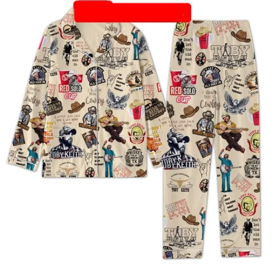 Discover Toby Keith Been A Cowboy Fan  Pajamas Set