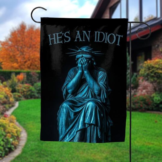 Discover Liberty Mourning Flag Pro-Democratic Sign Garden Flag