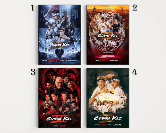 Discover Cobra-Kai Movie Poster, Home Decor Gifts