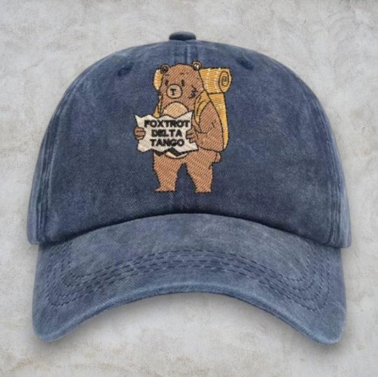 Discover Foxtrot Delta Tango Embroidered Hat, FDT Military Alphabet Anti Trump Hat, Embroidered Anti Trump