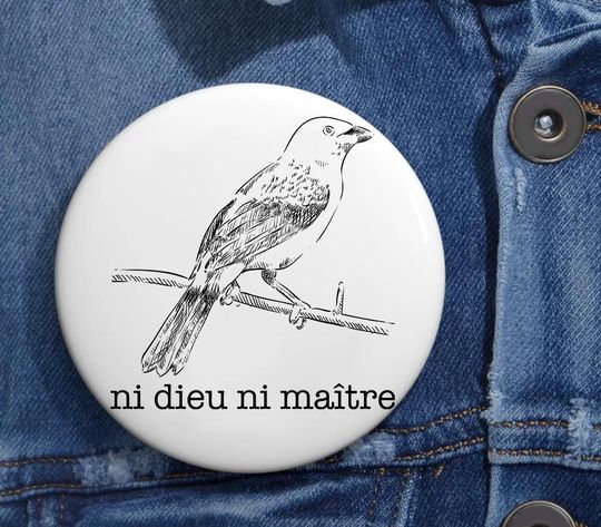 Discover Ni Dieu Ni Matre Anti Trump Pin Buttons