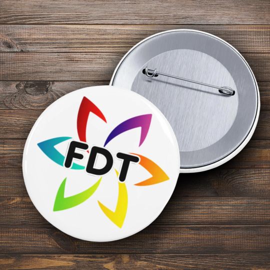 Discover Subtle FDT Fuck Trump Button Pin Funny Anti Trump Gift