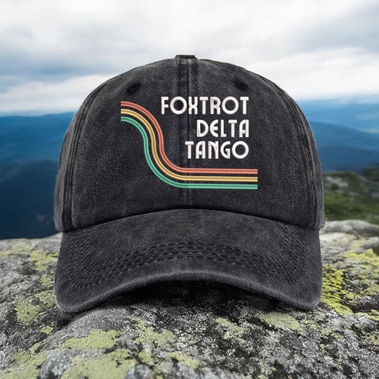 Discover Foxtrot Delta Tango embroidered Hat Anti Maga Hat FDT