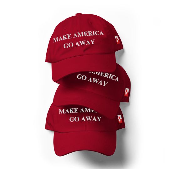 Discover Make America Go Away, Greenland Hat, Embroidered Cap