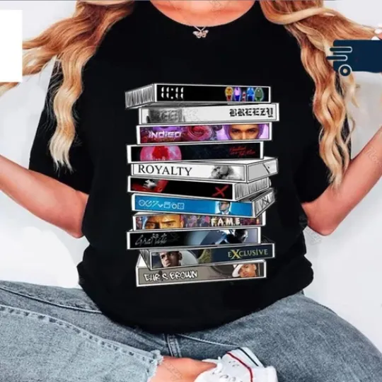 Discover Chris Brown T-Shirt Vintage Chris Brown Shirt Chris Brown 11 11 Shirt