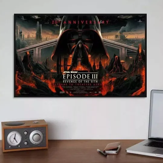 Discover Starr Warss Revenge Of The Sith Poster 20th Anniversary Episode III Poster