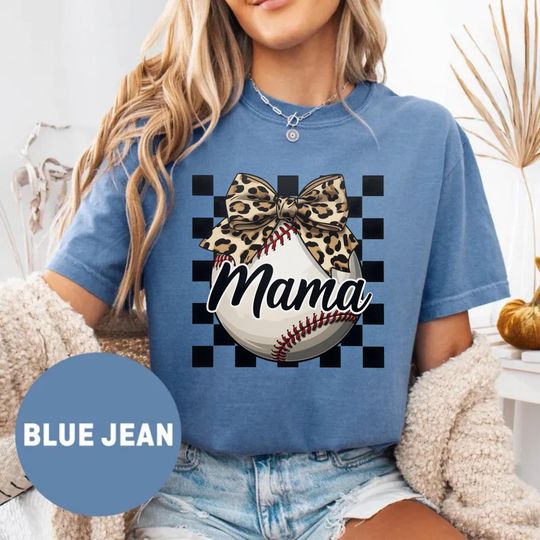 Discover Comfort Colors Baseball Mama T-Shirt, Game Day Shirt for Mom, Sports Mama Shirt