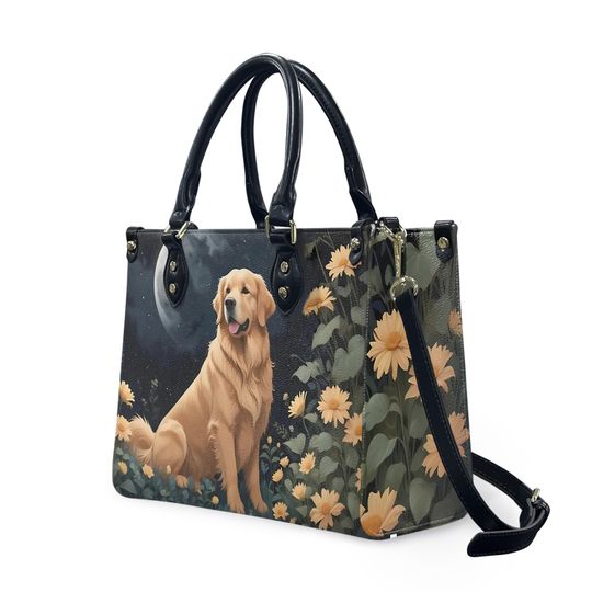 Discover Golden Retriever Bag Crossbody Purse Cute Handbags Shoulder Bag