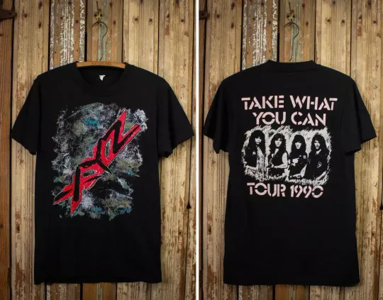 Discover Vintage XYZ Band Take What You Can 1990 Tour T Shirt
