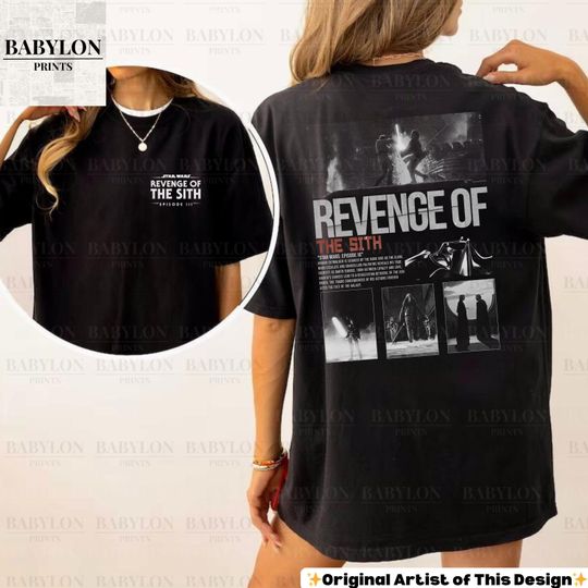 Discover Starwars Revenge of The Sith Shirt, Revenge of The Sith 20th Anniversary Shirt