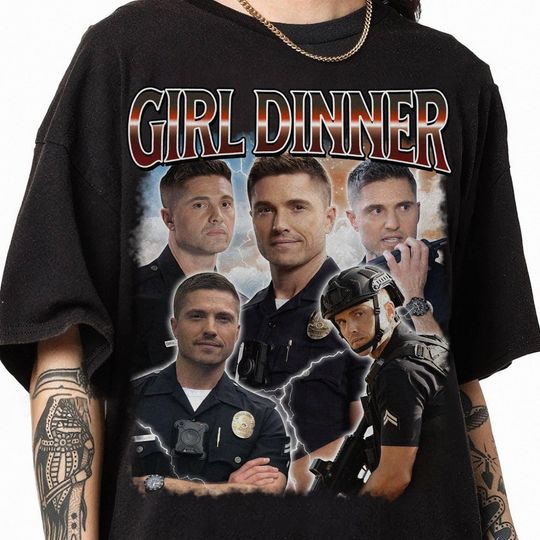 Discover Tim Bradford The Rookie Girl Dinner Homage Shirt