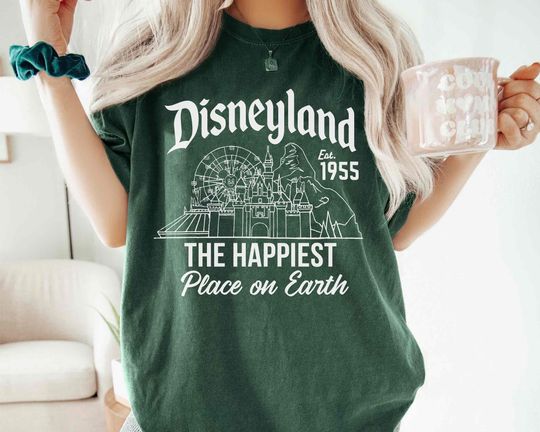 Discover Disneyyland Resort Est 1955 Happiest Place On Earth Shirt