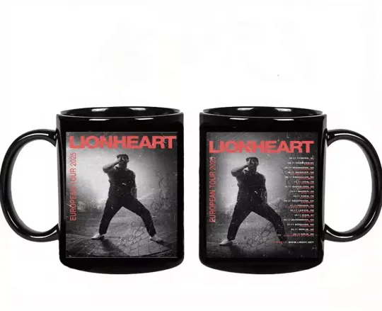 Discover Lionheart European Tour 2025 mug