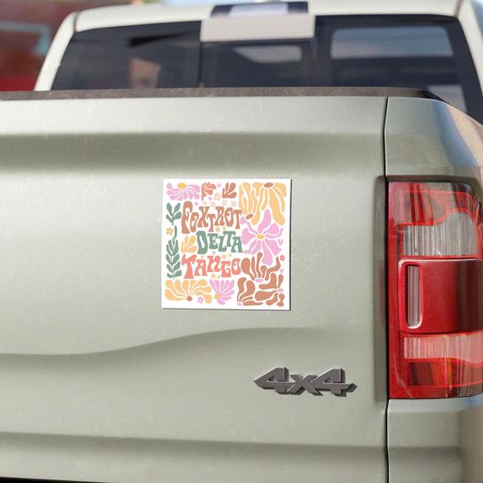 Discover Anti Trump Magnet Sicker, Foxtrot Delta Tango Subtle Car Magnet