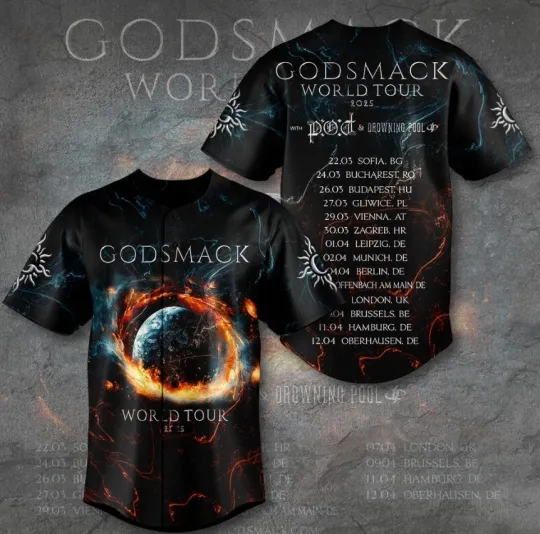 Discover For Fan Godsmack Baseball Jersey