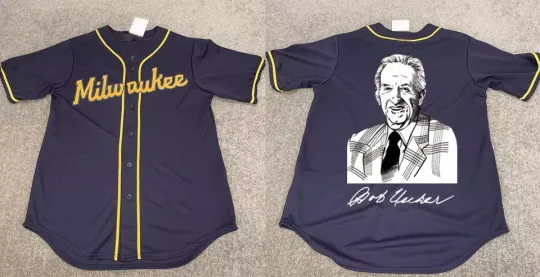 Discover Bob Uecker 1934-2025 Memories baseball jersey