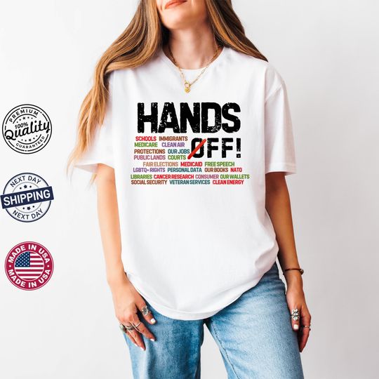 Discover Activism Protest T-Shirt, Hands Off Tee, Save Public Lands Shirt