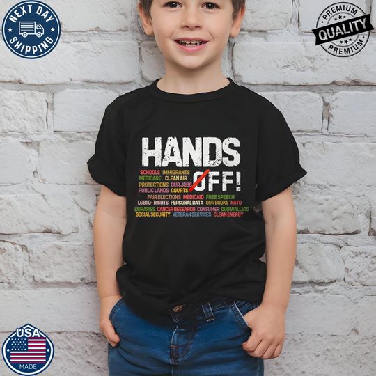 Discover Hands Off Youth Tee, Activism Shirt, Save Public Lands Tee