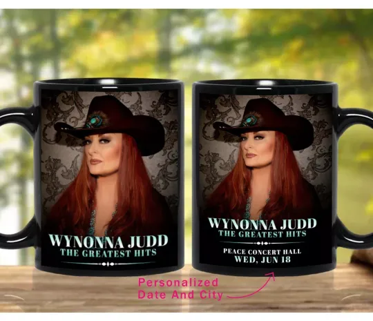 Discover Personalization Wynonna Judd The Greatest Hits Tour 2025 Coffee Mug