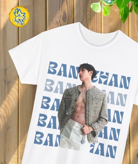 Discover Stray Kids Unisex Cotton Tee, BangChan Kpop Shirt, Kpop T-shirt Gift