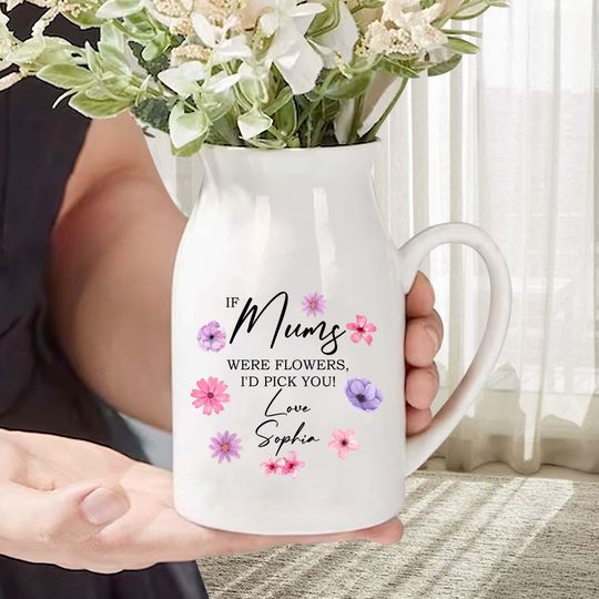 Discover Personalised If  were flowers Id wed pick you Mum Nanna Grandma Nanny Nana Wildflower Floral