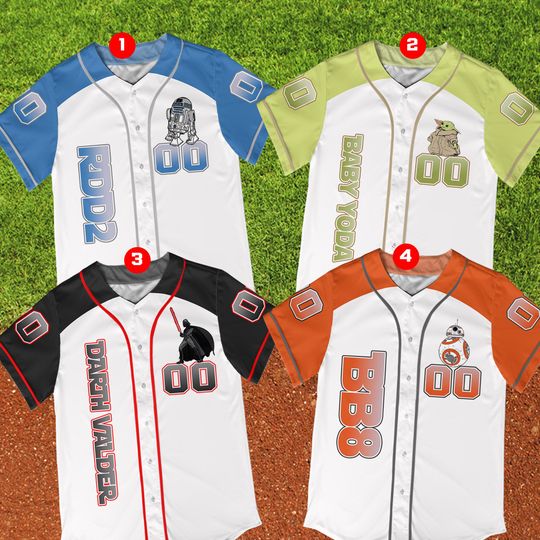 Discover Custom Coquette Bow Disneyyy Starr Warss Baseball Jersey, Starr Warss Baseball Shirt