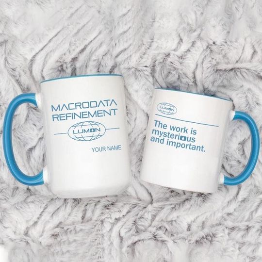 Discover Personalized Severance Mug, Collectible TV Show Cup, Severed, SVRD, Lumon Mug, Helly, Innie, Outie, Unique Coffee Cup, Lumen Mug, Lumon Cup